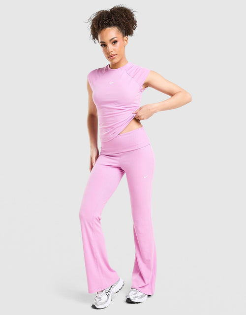 Chill Ribbed Flare Leggings