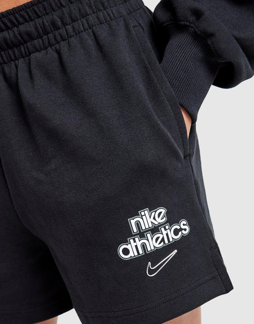 Graphic Swoosh Boyfriend Shorts