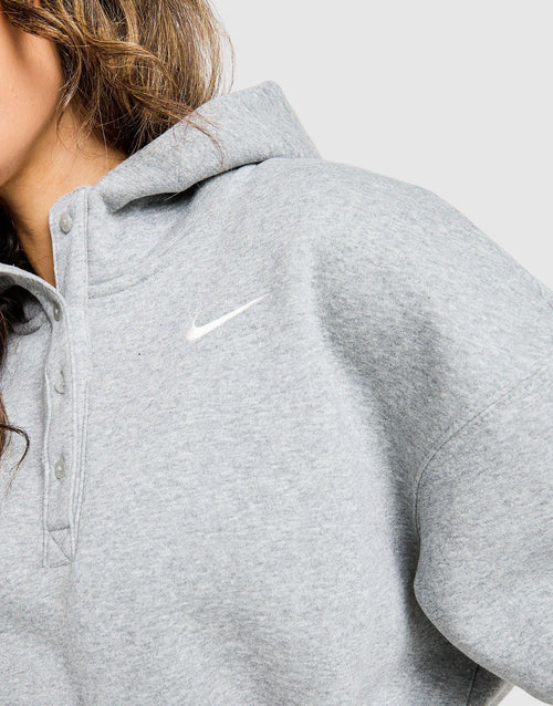 Phoenix Henley Crop Hoodie