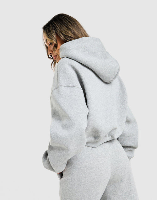 Phoenix Henley Crop Hoodie