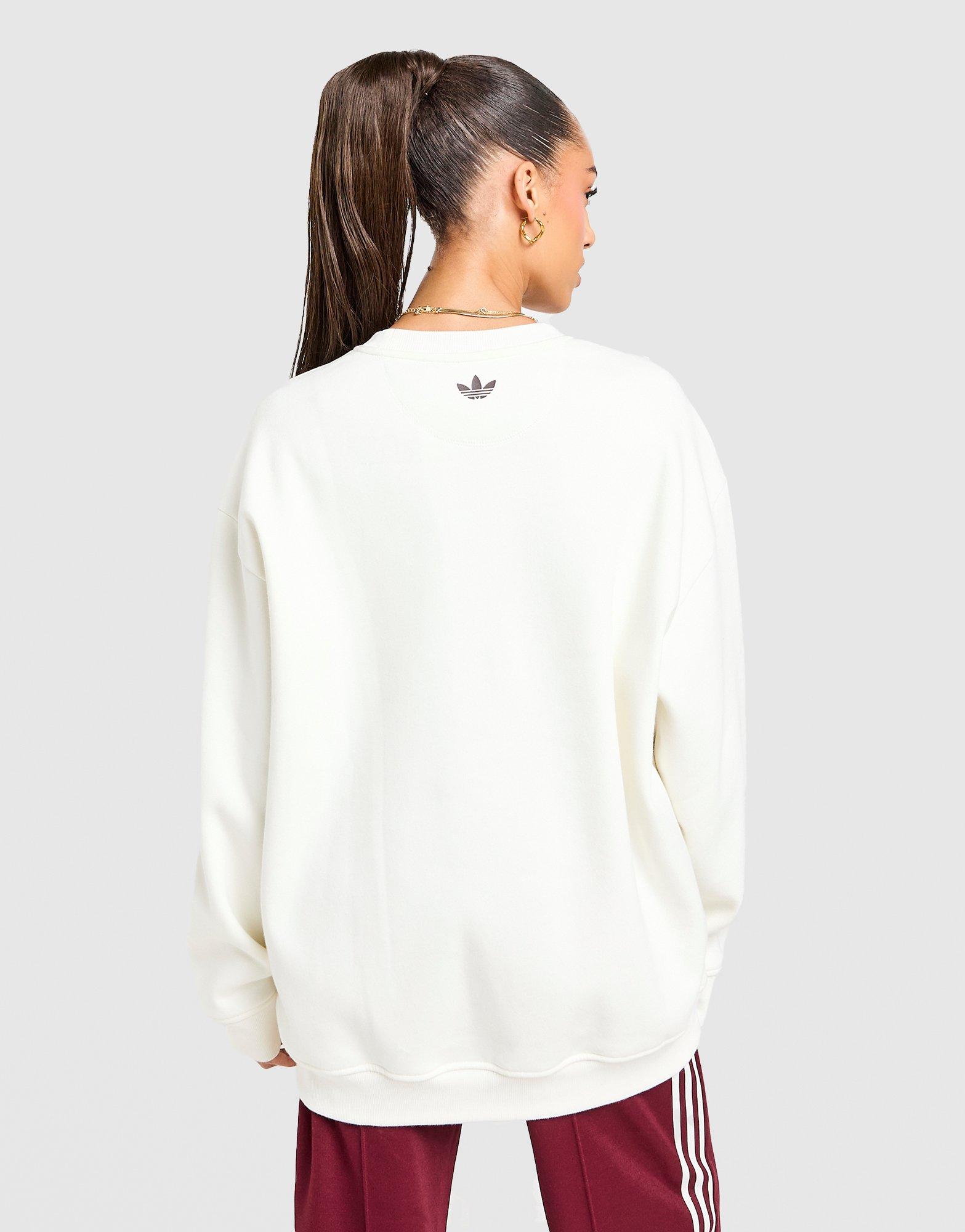 White adidas Coffee Club Crew Sweatshirt - JD Sports Singapore