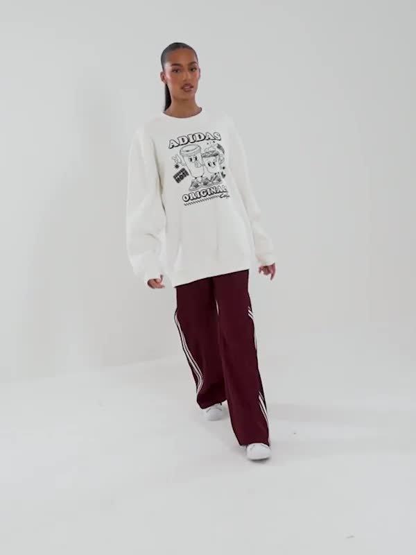 White adidas Coffee Club Crew Sweatshirt - JD Sports Singapore