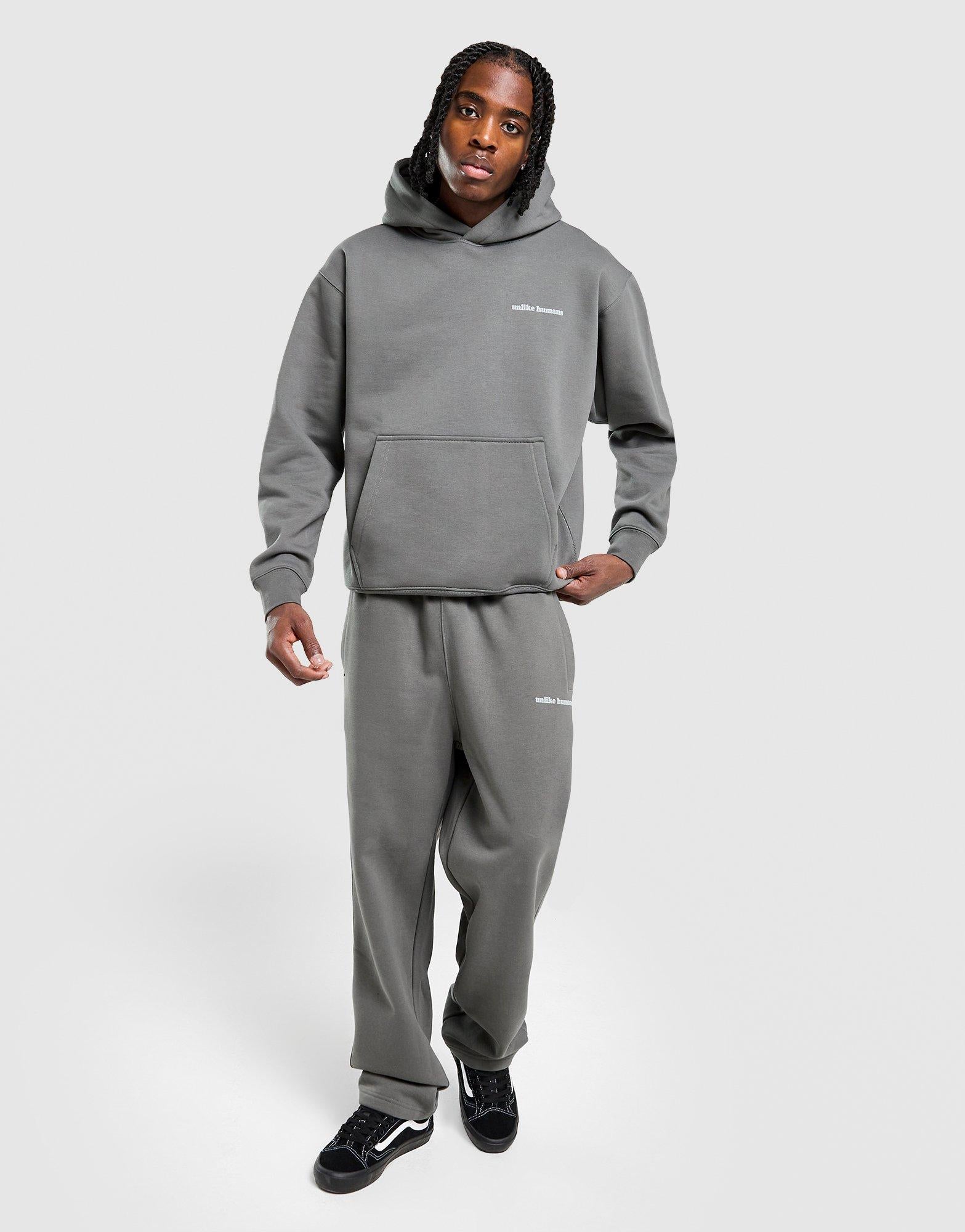 Grey Unlike Humans Ridge Hoodie - JD Sports Singapore