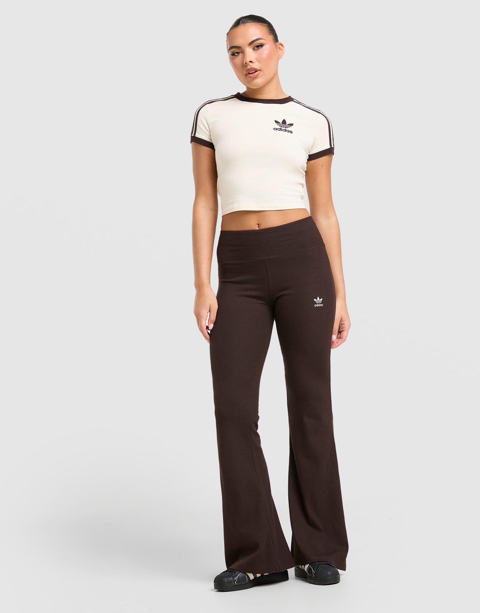 Essentials Rib Flared Joggers