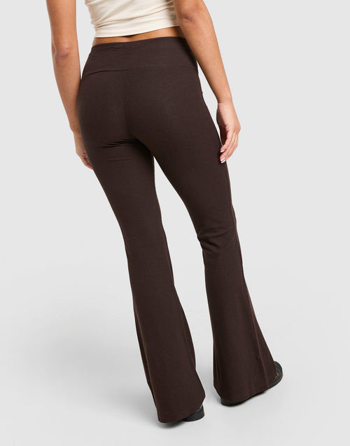 Essentials Rib Flared Joggers
