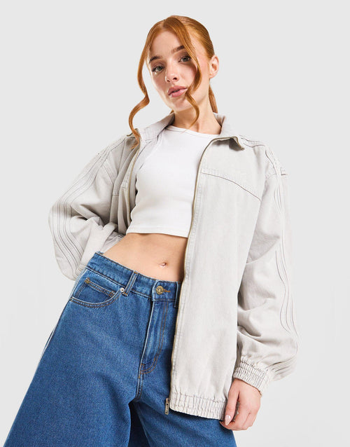 Oversized Denim Firebird Track Top