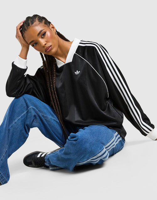Long Sleeve Oversized Football Top