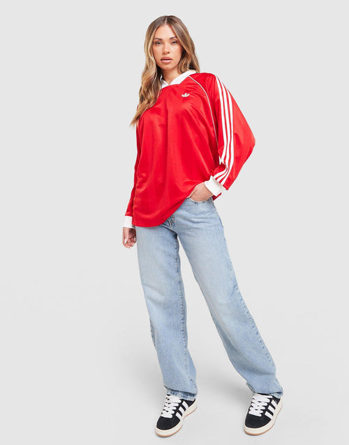 Long Sleeve Oversized Football Top