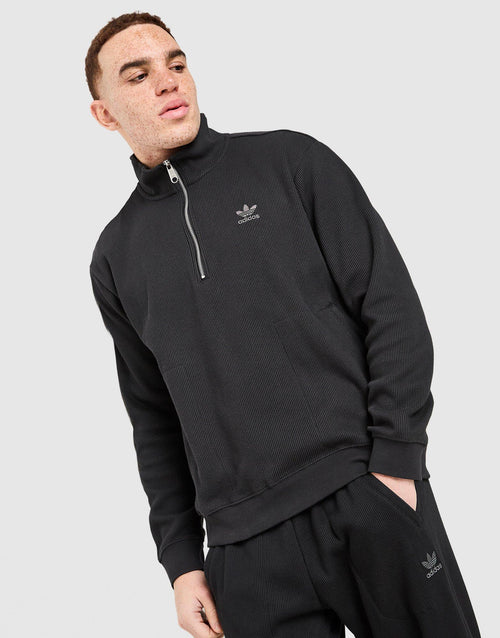 Waffle 1/4 Zip Sweatshirt