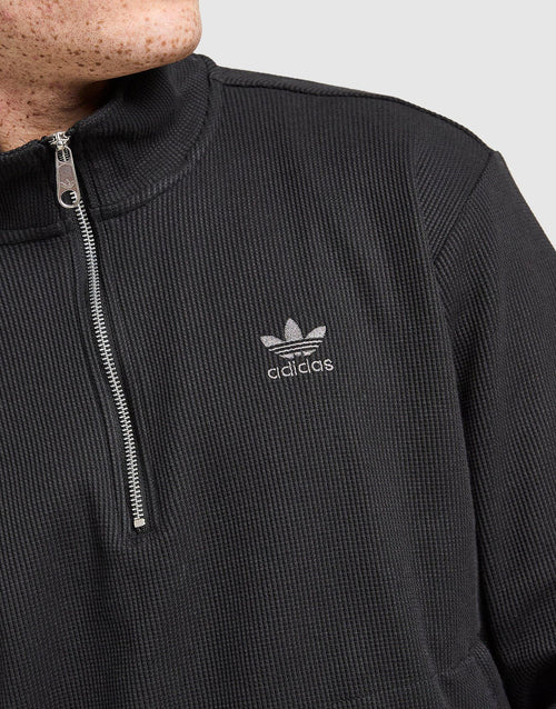 Waffle 1/4 Zip Sweatshirt