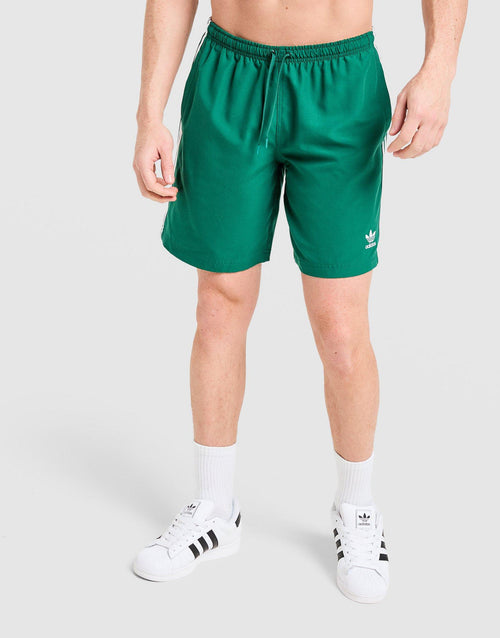 3-Stripes 8" Swim Shorts