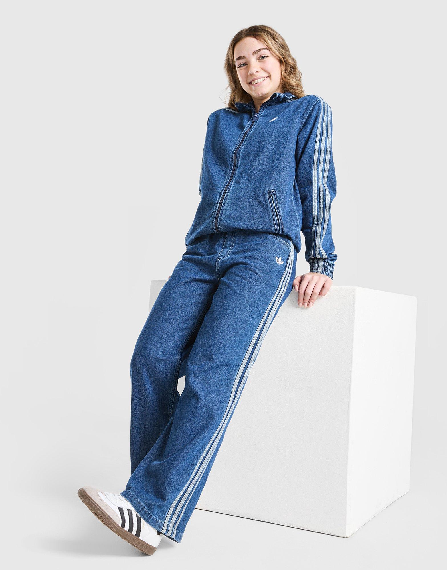Blue adidas Denim Jeans Junior - JD Sports Singapore