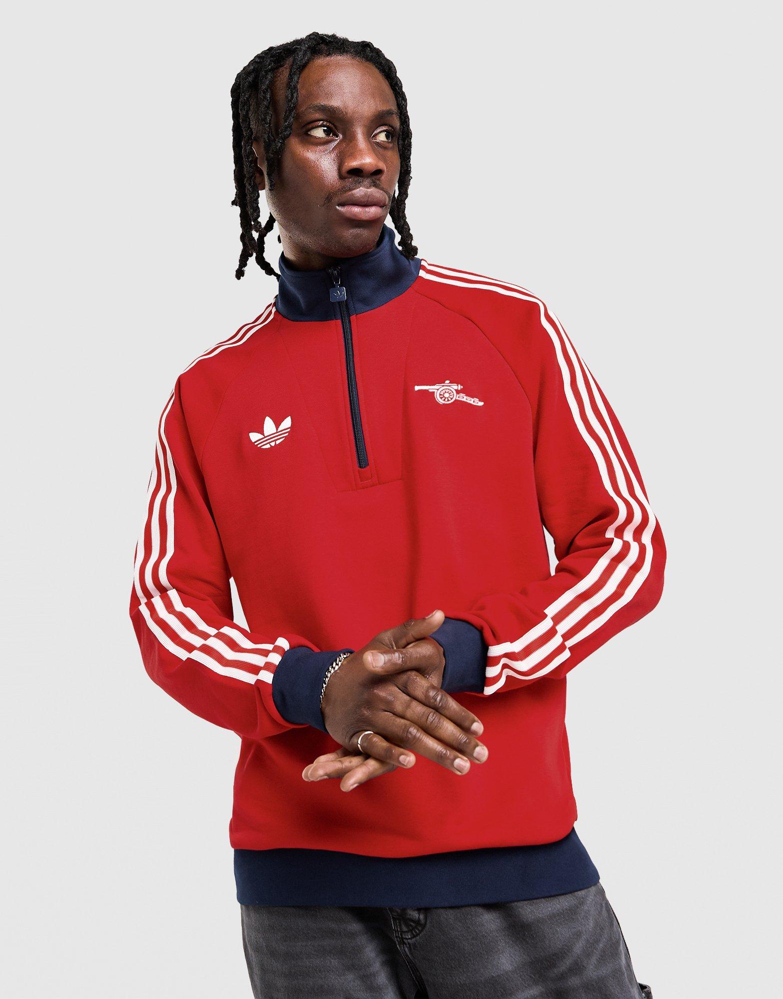 Red adidas Arsenal FC OG 1/2 Zip Top - JD Sports Singapore
