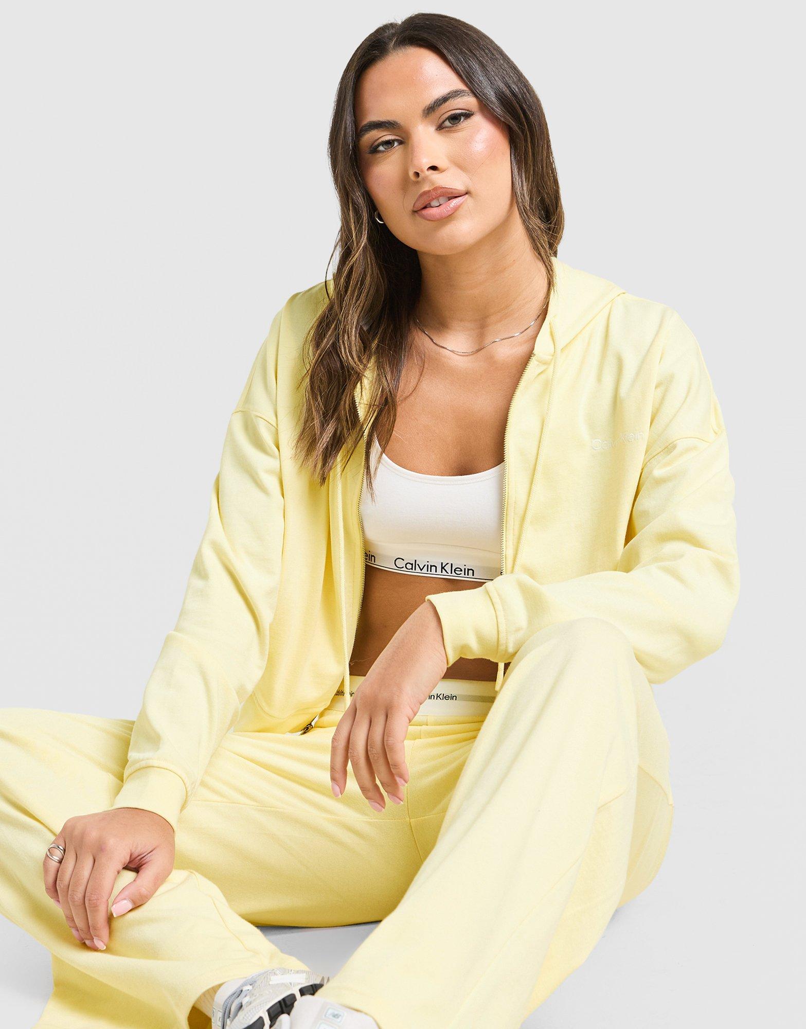 ウェア W Face Long Jacket (soul yellow) L Yellow Calvin Klein Full Zip Fleece Hoodie - JD Sports Singapore