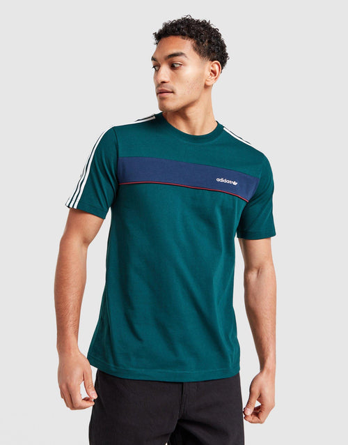 Colour Block Retro T-Shirt