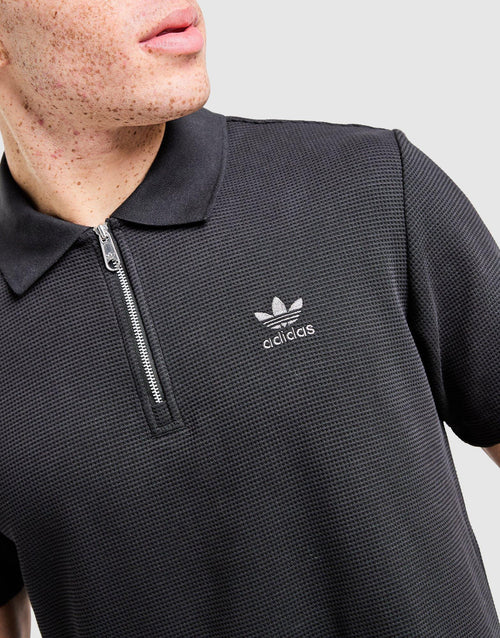 Waffle Polo Shirt