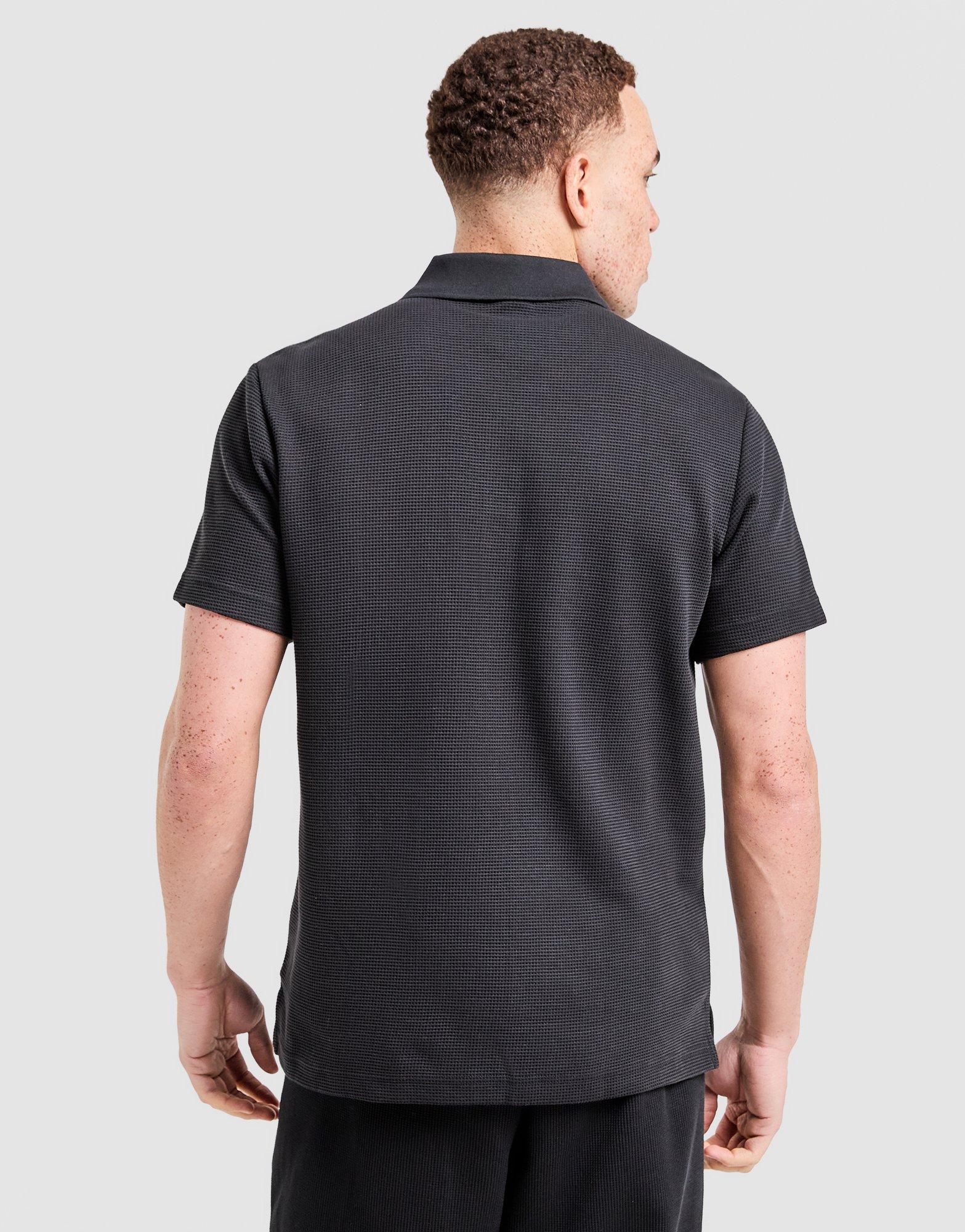 Black adidas Waffle Polo Shirt - JD Sports Singapore