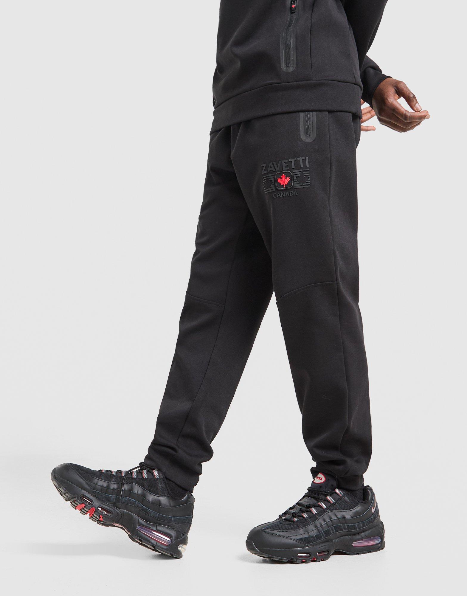 Black Zavetti Canada Cirico Joggers - JD Sports Singapore