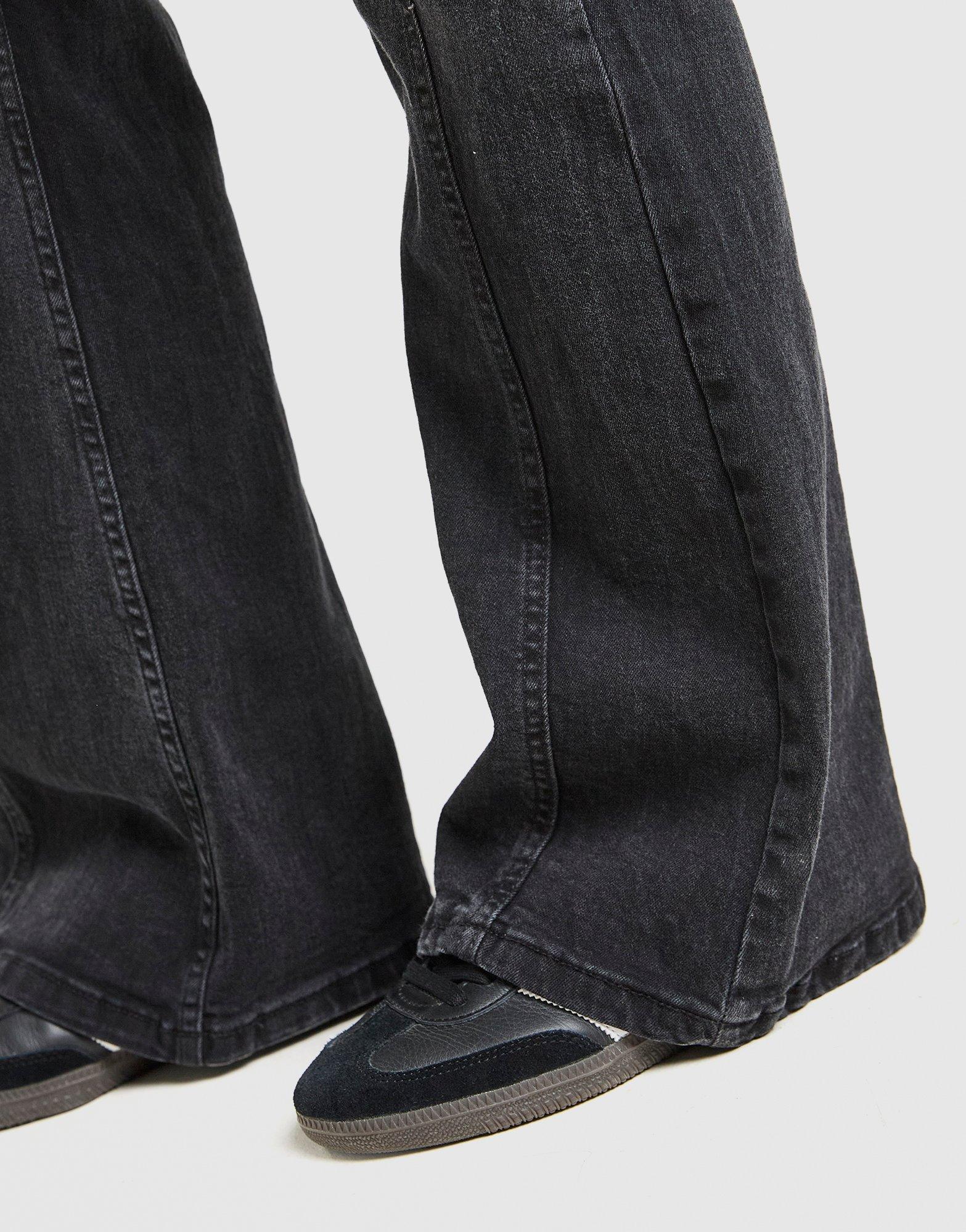 Black Juicy Couture Cross Lace Up Denim Jeans - JD Sports Singapore