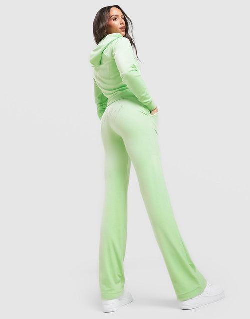Script Diamante Heart Track Pants