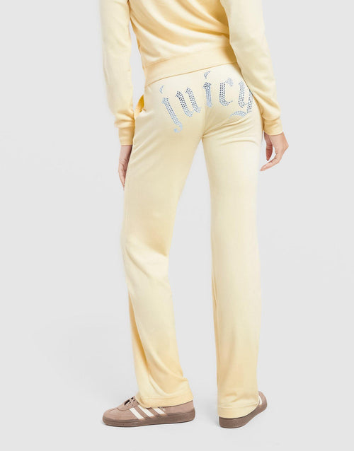 Logo Diamante Track Pants