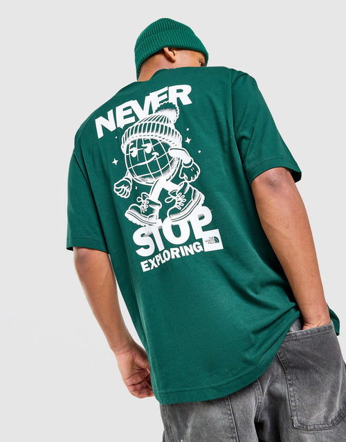 Globe Never Stop Exploring Oversized T-Shirt