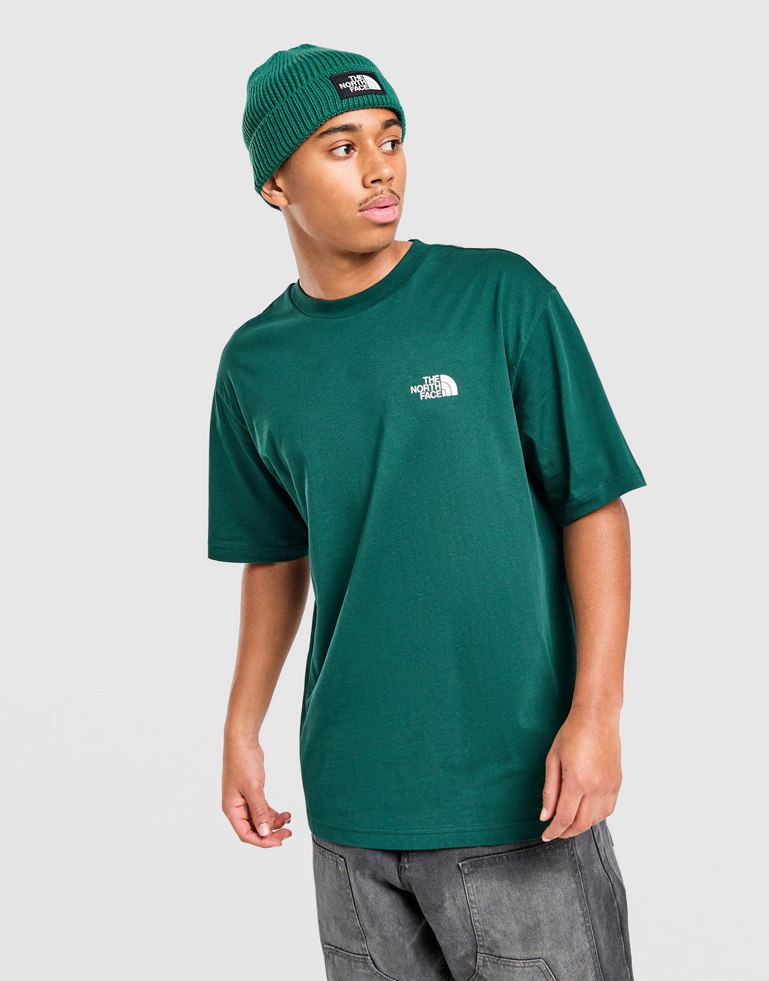 Green The North Face Globe Never Stop Exploring Oversized T-Shirt