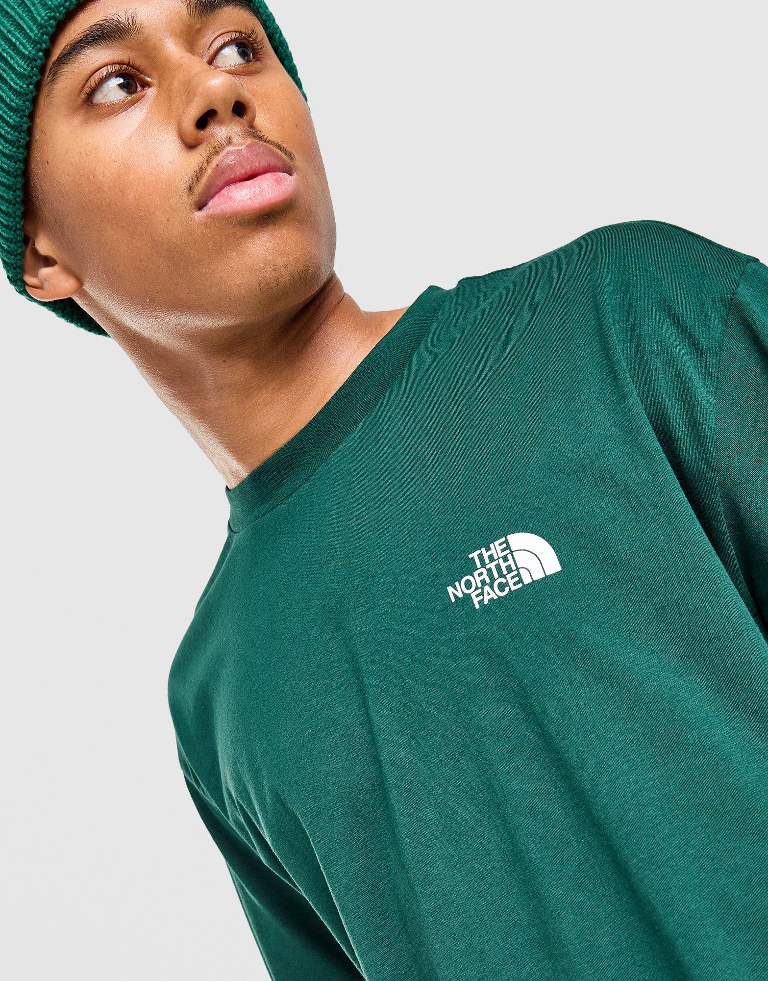 Green The North Face Globe Never Stop Exploring Oversized T-Shirt