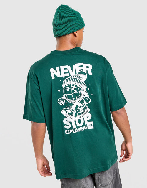 Globe Never Stop Exploring Oversized T-Shirt