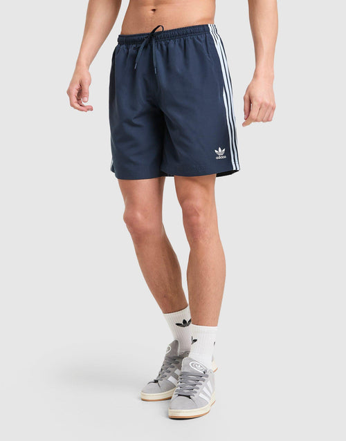 3-Stripes 8" Swim Shorts