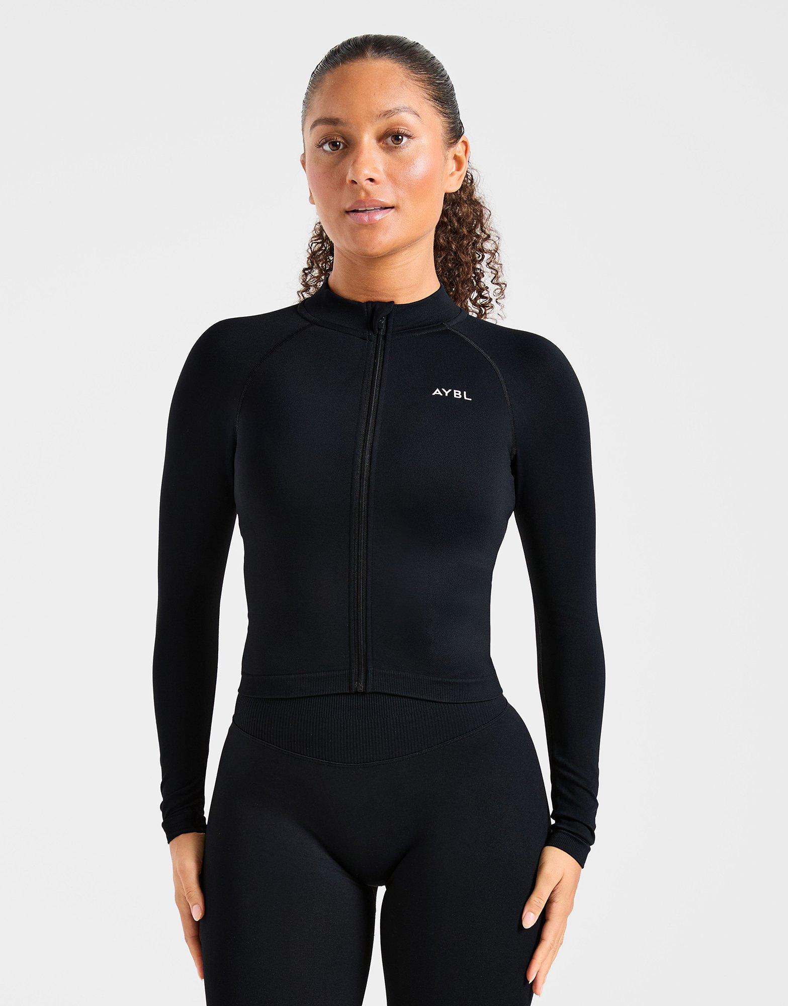 Enhance Full Zip Seamless Top