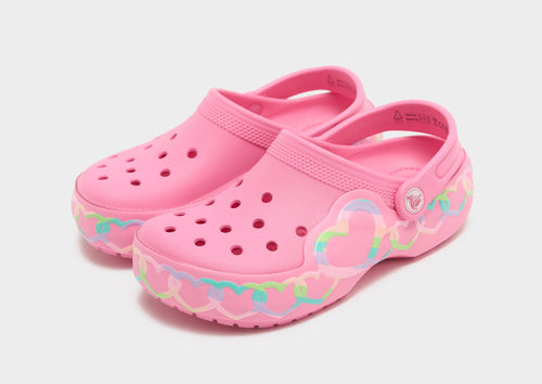 Classic Clog Heart Lights Children's