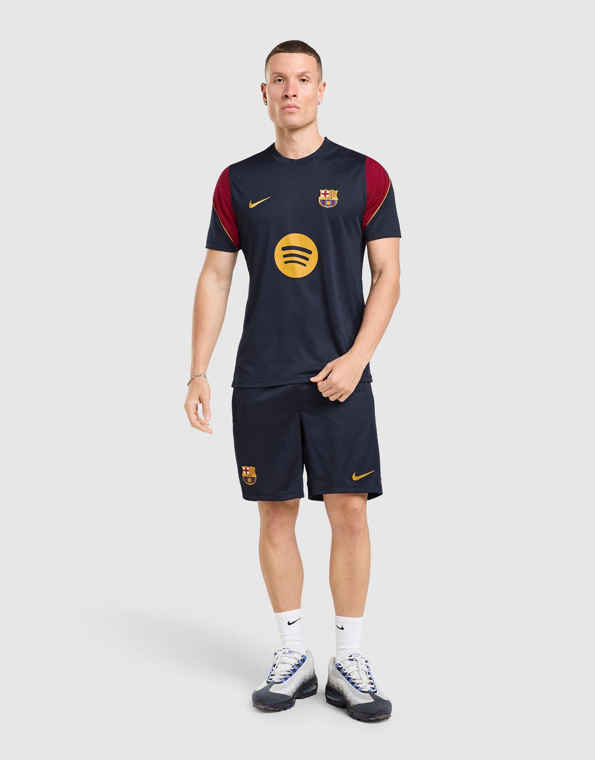 Men's Dri-FIT Football Knit Shorts F.C. Barcelona Strike