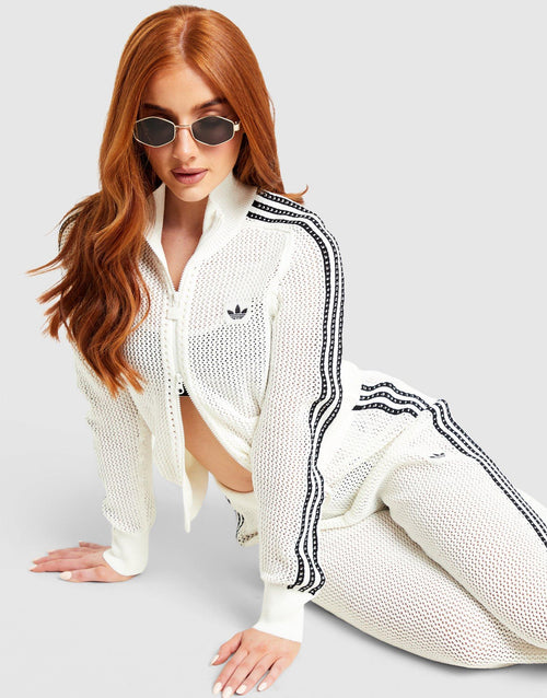 Knitted Crochet Firebird Track Top