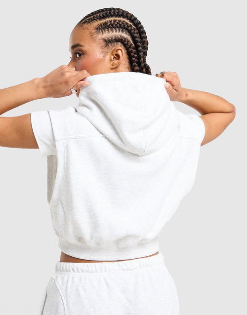 Brooklyn Fleece Sleeveless Hoodie