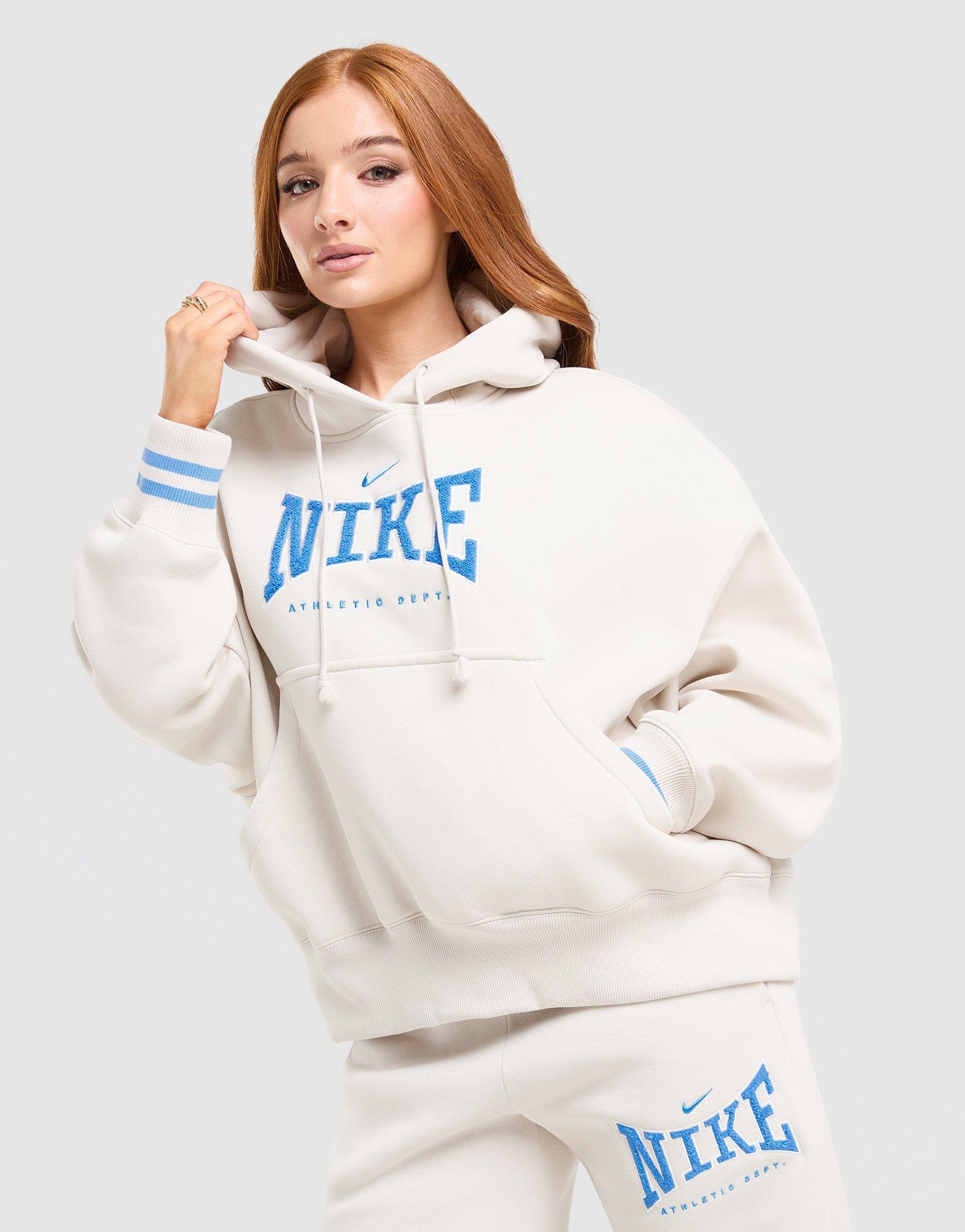Beige Nike Classics Graphic Phoenix Oversized Hoodie - JD Sports