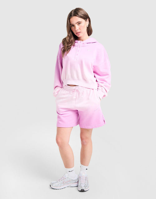Phoenix Dip Dye Cropped Hoodie