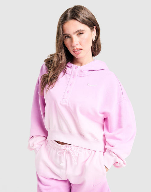 Phoenix Dip Dye Cropped Hoodie