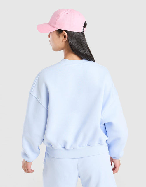 Girls' Dual Tone Crew Sweatshirt Junior