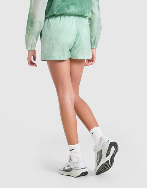 Girls' Woven All Over Print Shorts Junior