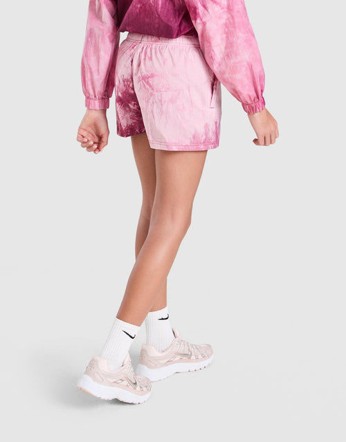 Girls' Woven All Over Print Shorts Junior