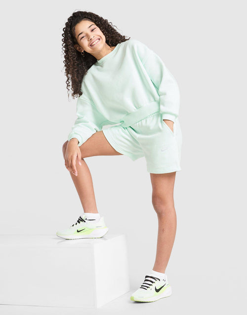 Girls' Club Fleece French Terry Shorts Junior