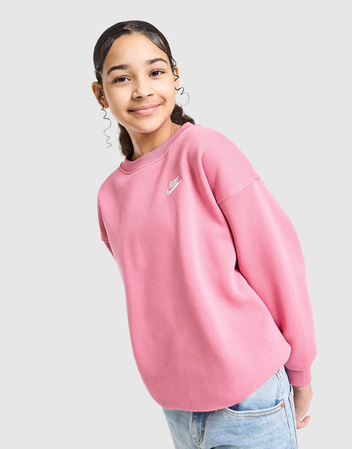 Girls' Club Oversized Crew Sweatshirt Junior