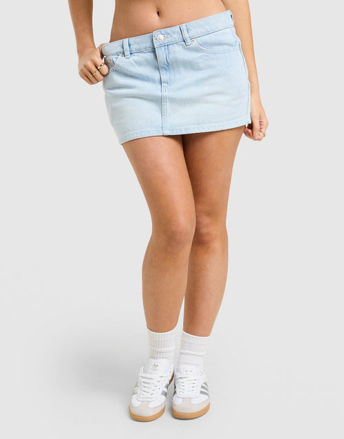 Denim Mini Skirt