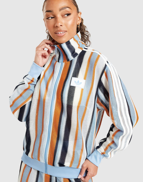Summer Glow Knitted Firebird Track Top
