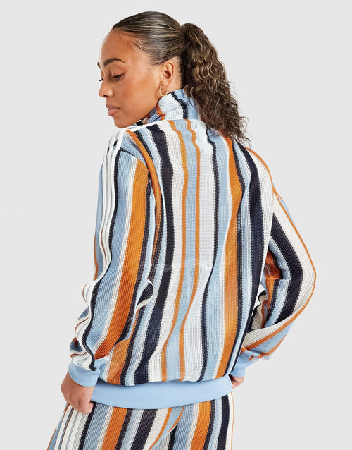 Summer Glow Knitted Firebird Track Top