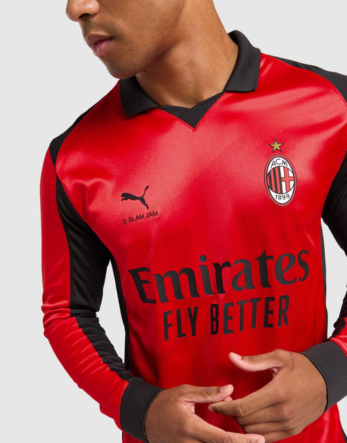 x Slam Jam AC Milan Long Sleeve Shirt