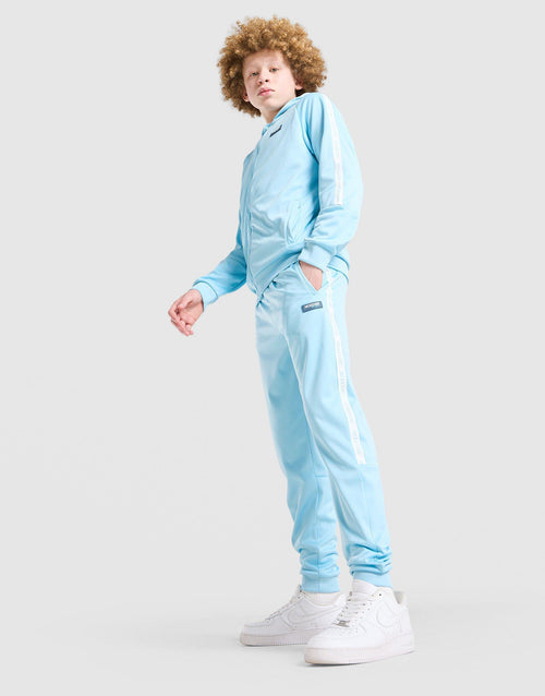 Fade Poly Hooded Tracksuit Junior