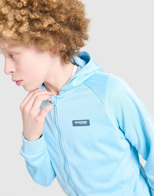 Fade Poly Hooded Tracksuit Junior