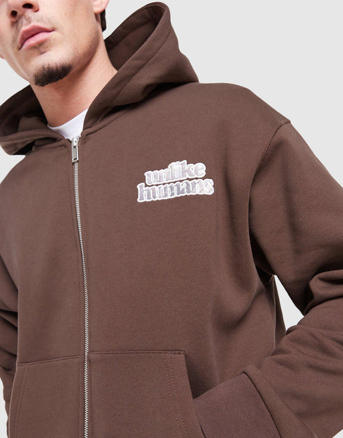 Hidden Full Zip Hoodie